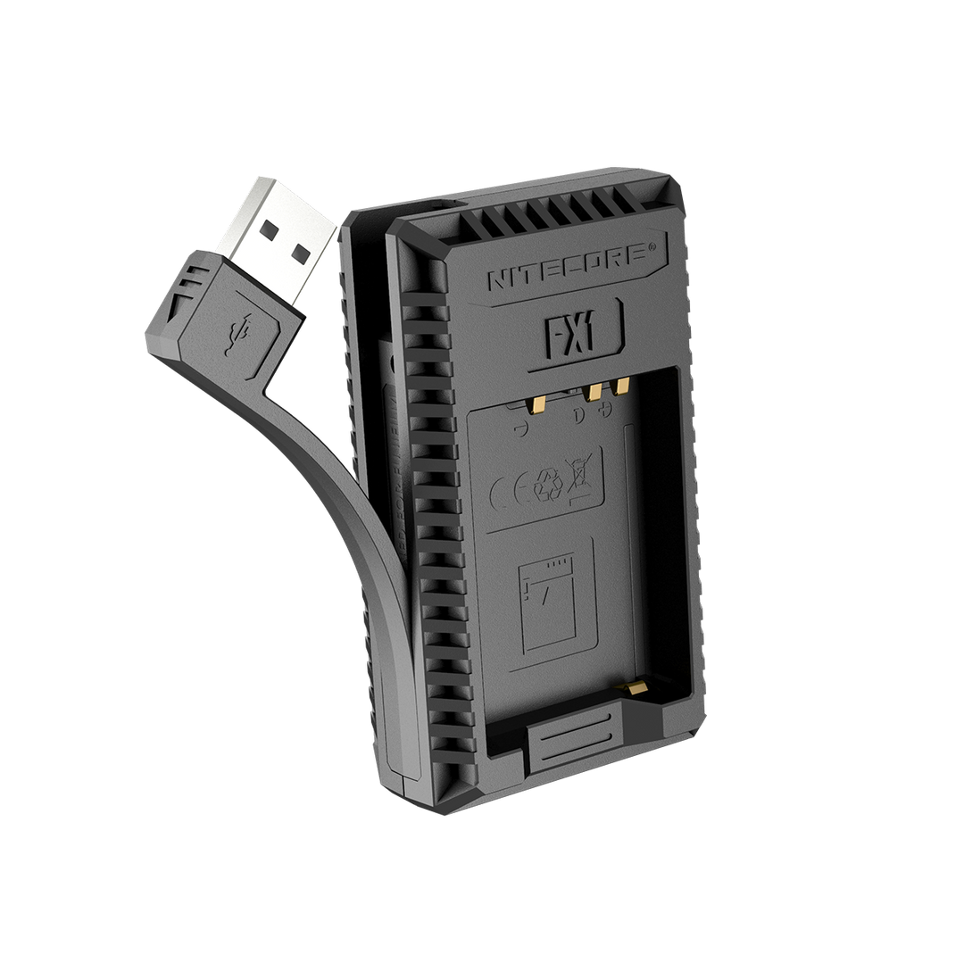 Nitecore FX1 Dual Slot USB Charger for Fujifilm NP-W126 &amp; NP-W126S Batteries