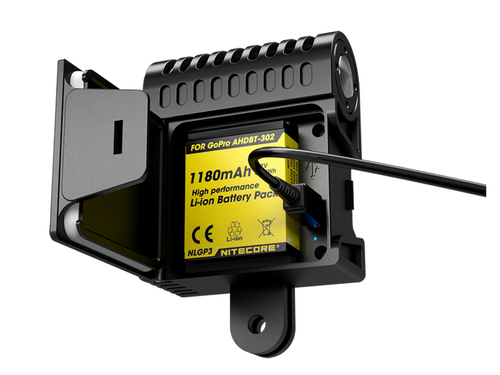 Nitecore GP3 Action Camera Light for GoPro &amp; Sony Mounts