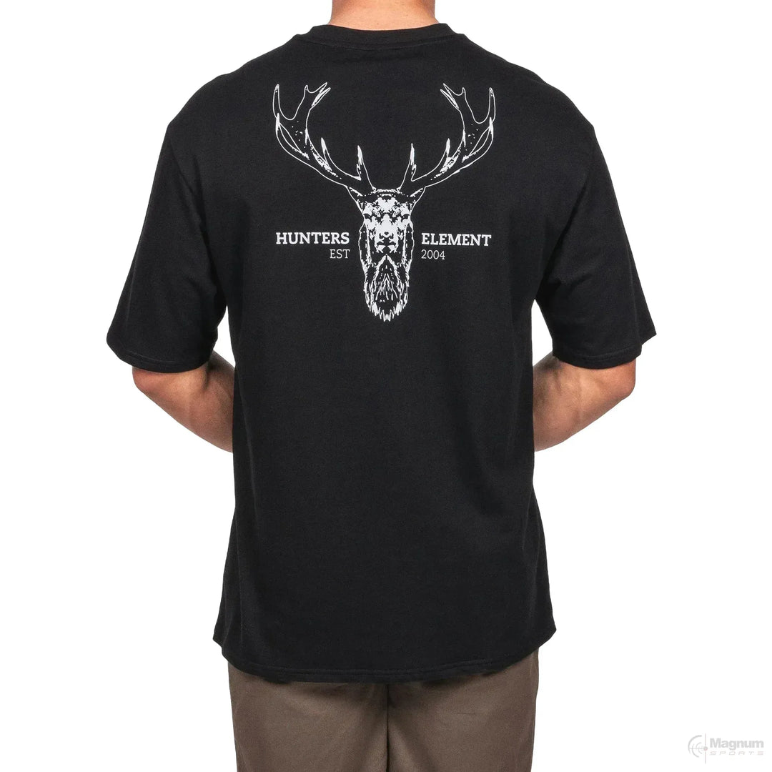 Hunters Element Alpha Stag Singlet Black