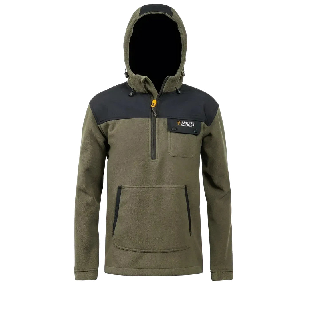 Hunters Element Bush Coat Half Zip Kids Forest Green