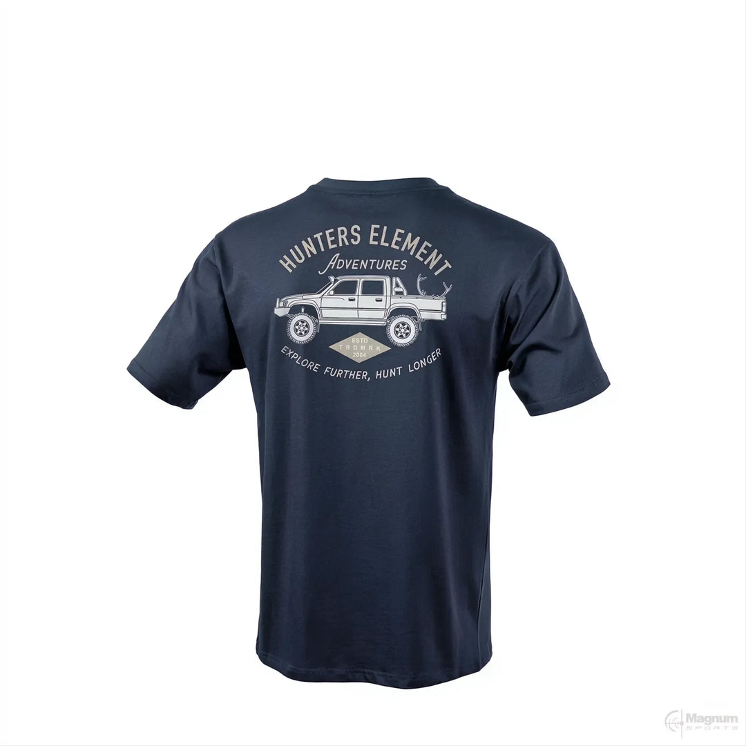 Hunters Element Lux Tee Navy