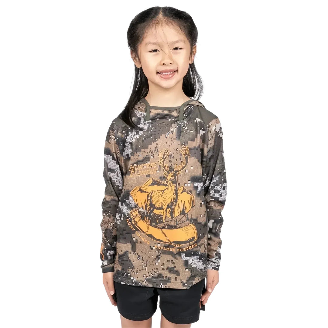 Hunters Element Tyro Roar Hood Kids Desolve