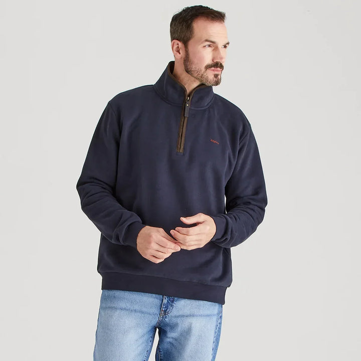 Ridgeline Brancaster 1/4 Zip Top | Mens