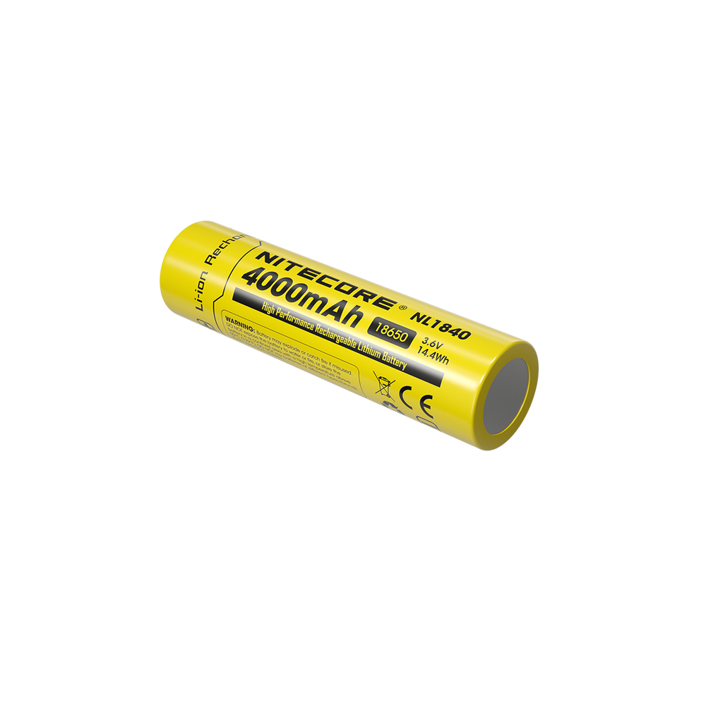 Nitecore NL1840 High-Performance Li-ion Rechargeable Battery