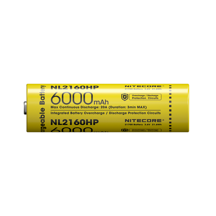 Nitecore NL2160HP New Generation 21700 High Drain Li-ion Rechargeable Battery