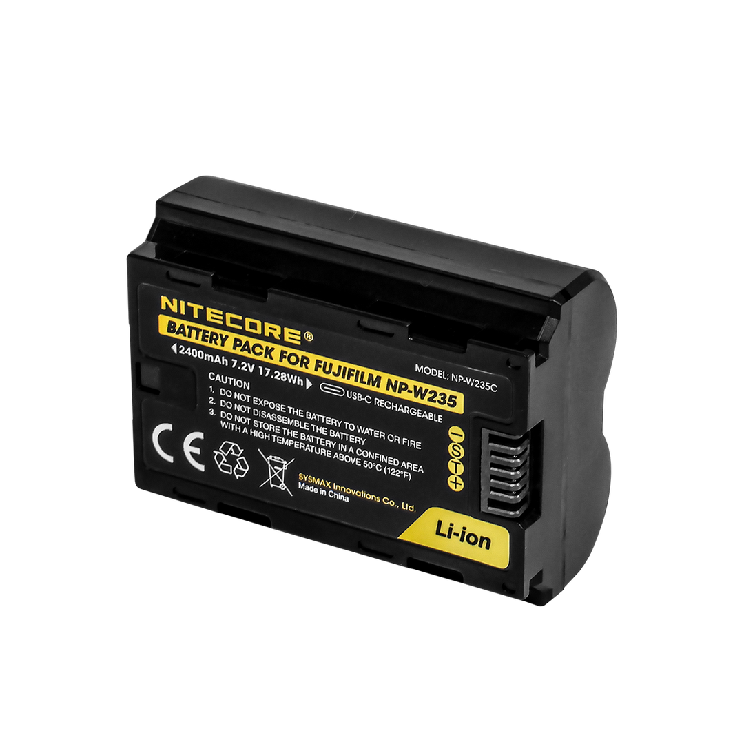 Nitecore NP-W235C Battery Pack for Fujifilm NP-W235