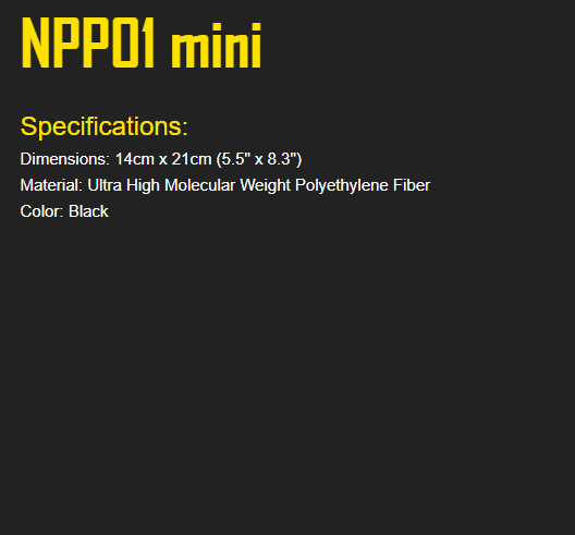 Nitecore NPP01MINI Mini Outdoor Sacoche Bag, 14 x 21cm