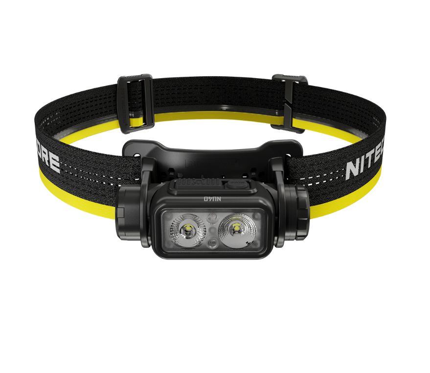 Nitecore NU40 High Performance Lightweight USB-C Rechargeable Headlamp
