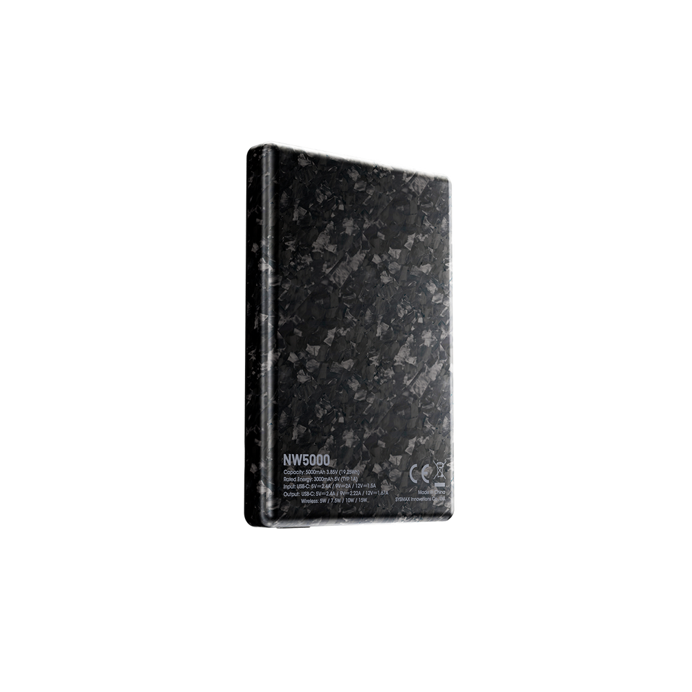 Nitecore NW5000 Carbon Fiber Magnetic Wireless Power Bank