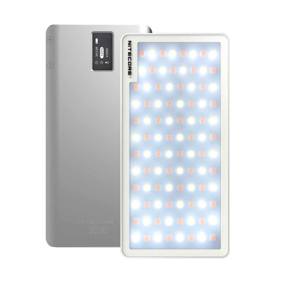 Nitecore SCL10 Smart Camera Light & Power Bank, 800 Lumen