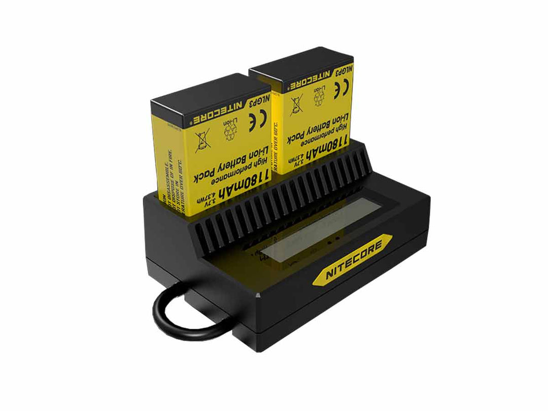 Nitecore UGP3 Intelligent Dual Slot USB Charger for GoPro Hero 3, Hero 3+ Batteries