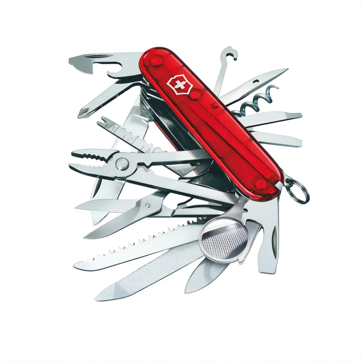 VICTORINOX SWISS CHAMP RED TRANSLUCENT