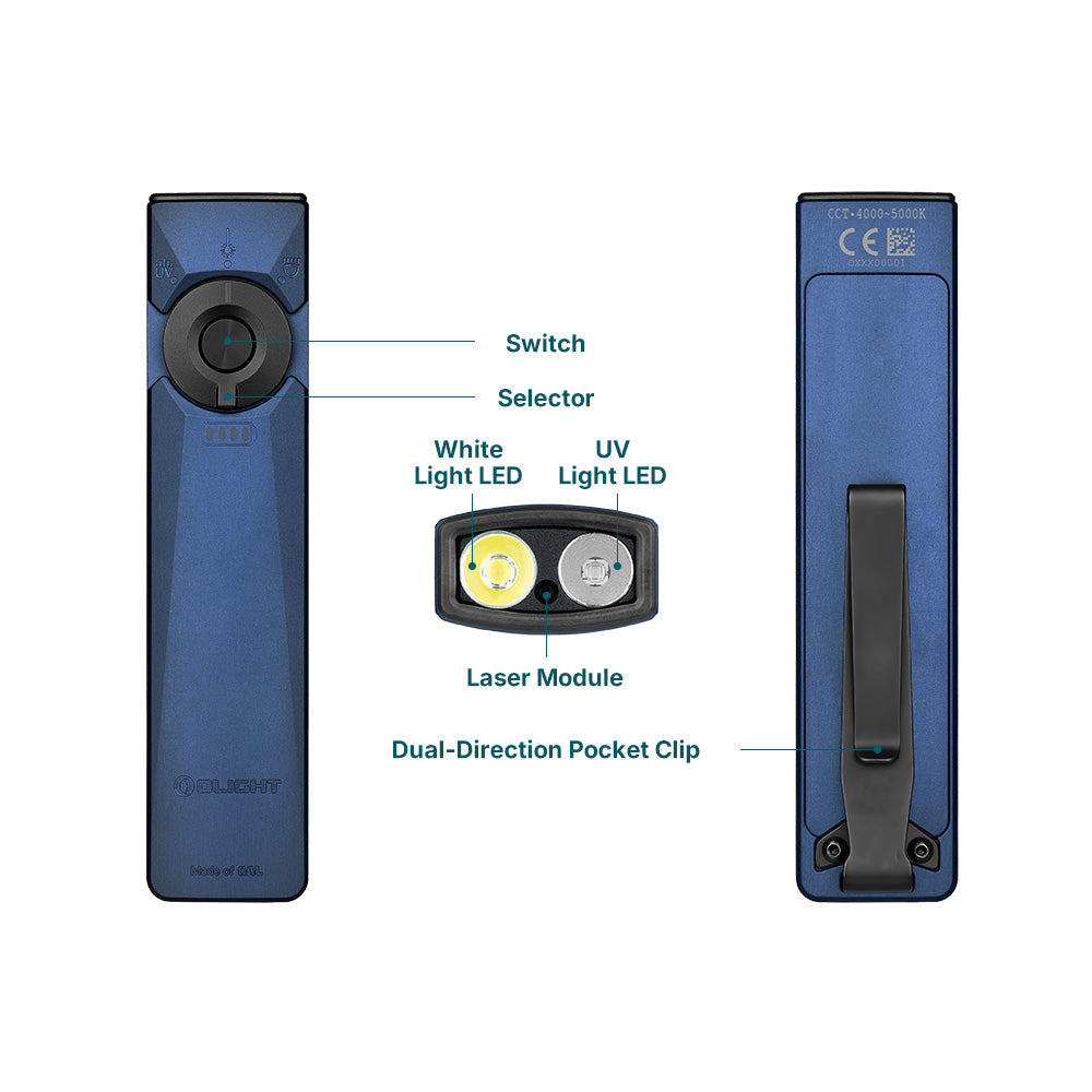 Olight Arkfeld Ultra Class 1 Navy Blue CW V2