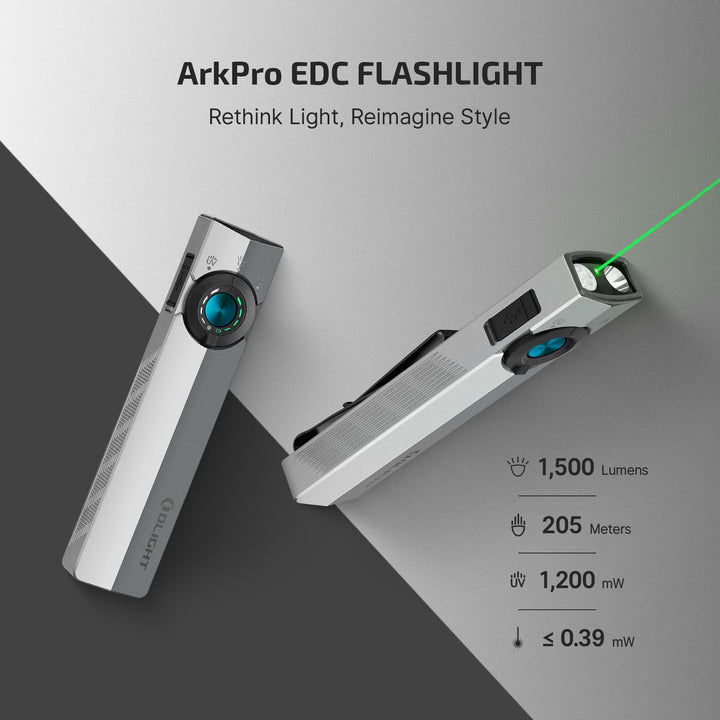 Olight ArkPro Class 1 Silver Graphite CW