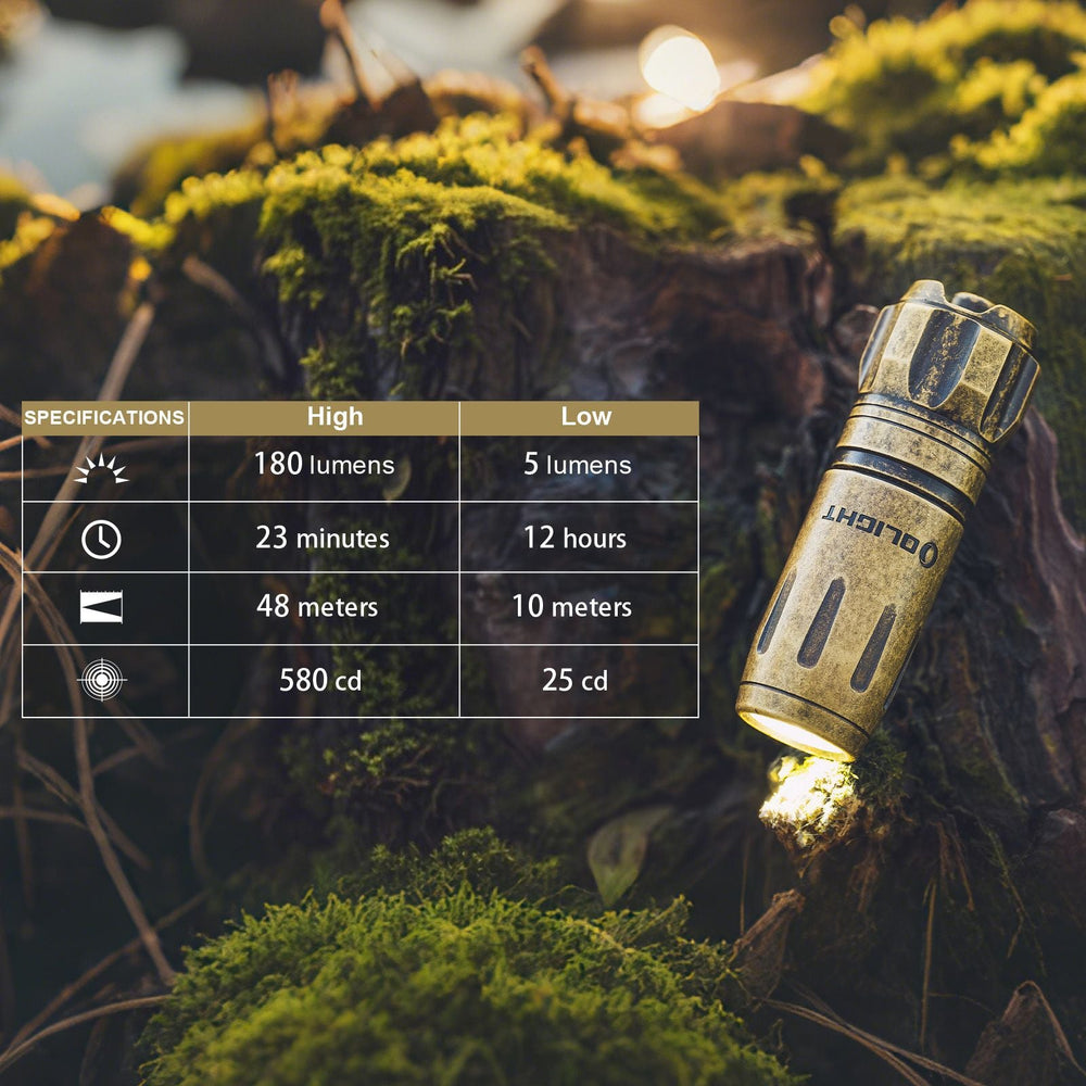 Olight i18 Brass