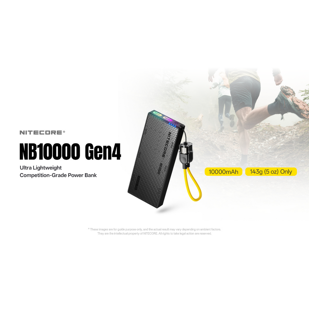 Nitecore NB10000 Gen4 Ultra Lightweight Competition-Grade Power Bank