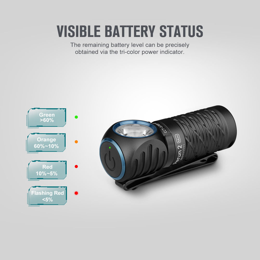Olight Perun 2 Mini Black CW