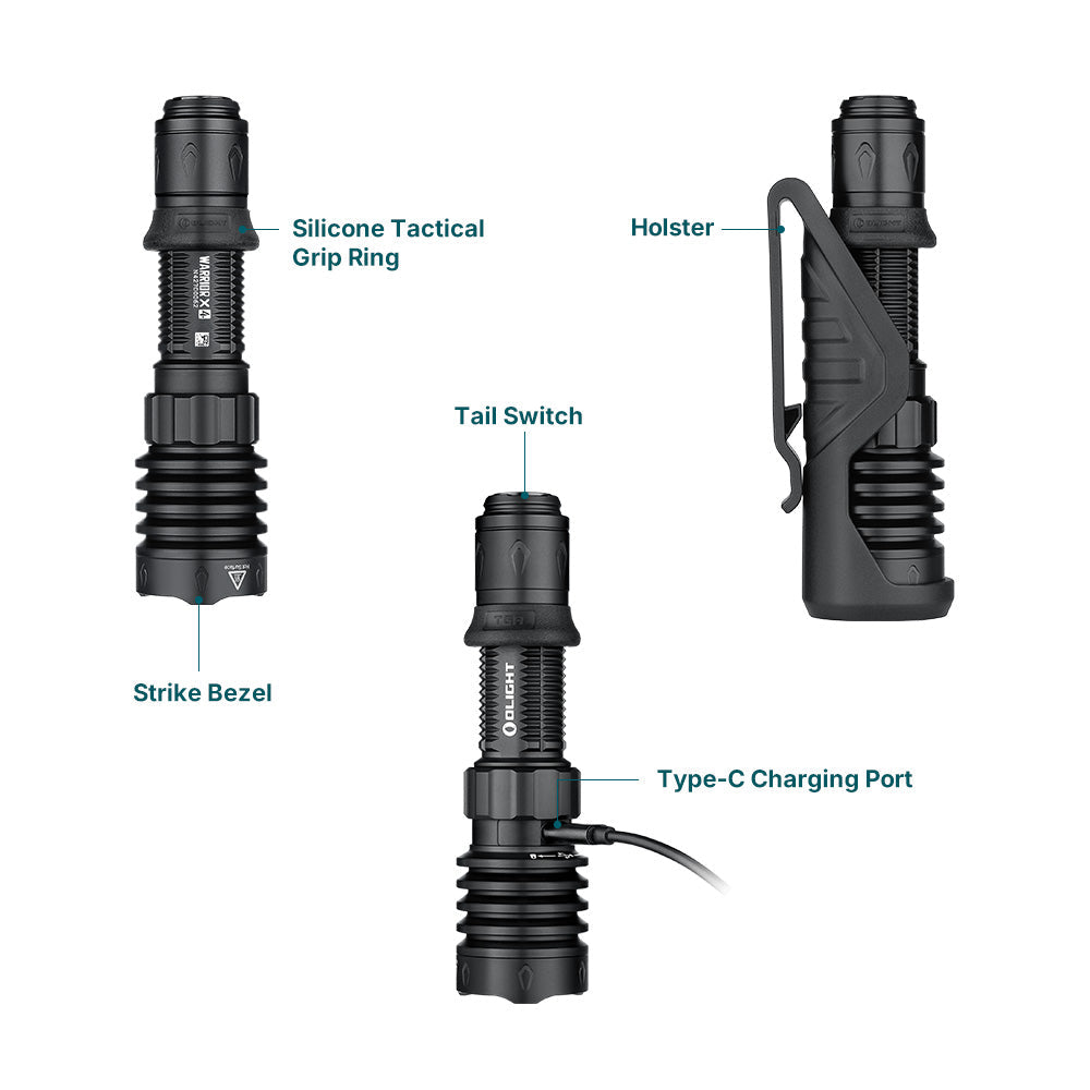 Olight Warrior X 4 Matte Black